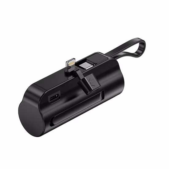 Best Promotion Gift Pill OEM 5000mAh Emergency Portable Rechargeable Compact Capsule Build in Cable 2 in 1 Mini Power Bank for iPhone Android Type C