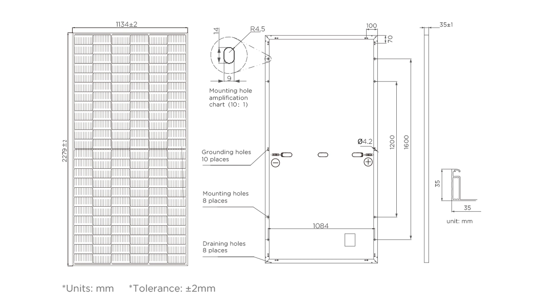 Fashionable Design Mono 400W 455W 550W 600W Full Black Solar Panel with Mc4 Connectors