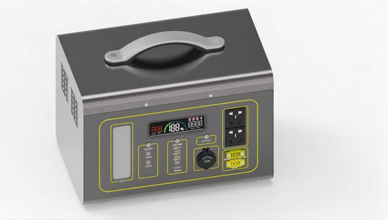 Fonte de alimentação portátil de armazenamento de 1000 W/central elétrica portátil para acampamento/casa/resgate/emergência